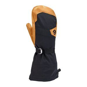 2387 Women's Elias Gauntlet Mitten, Black Tan